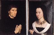 MEMLING, Hans Tommaso Portinari and his Wife wh oil on canvas
